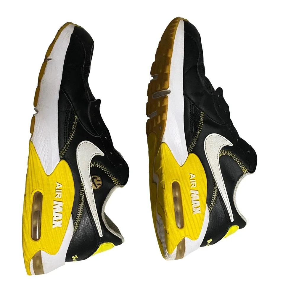 Nike Air Max Excee Go The Extra Smile Black Yellow Sneakers DO5870-001‎ Mens 12